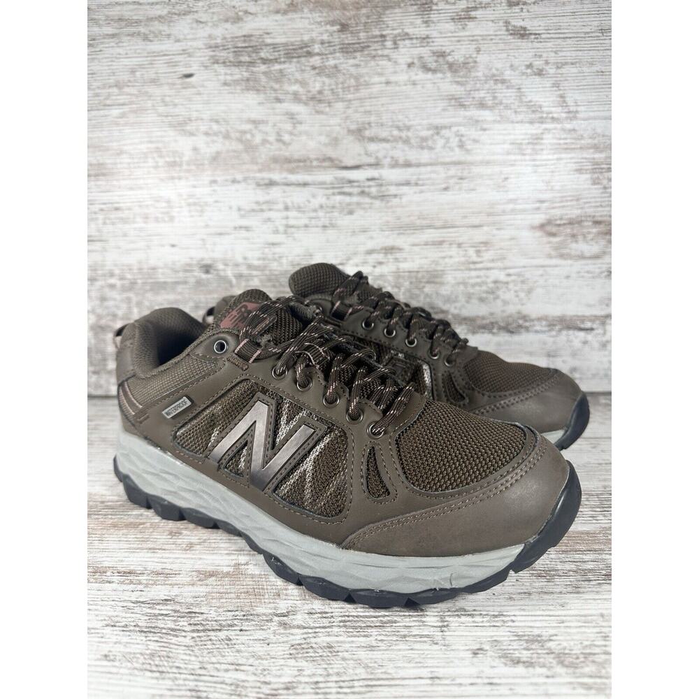 Women's New Balance Fresh Foam 1350 Brown Waterproof Hiking Shoes Sz 7.5B EUC!